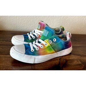 CONVERSE ALL STAR SNEAKERS TIE DYE MULTI COLOR WOMENS 6.5 hand dyed *custom